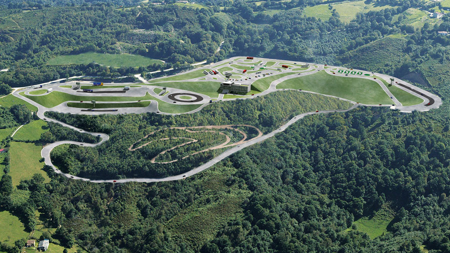 Track in Asturias, Spain