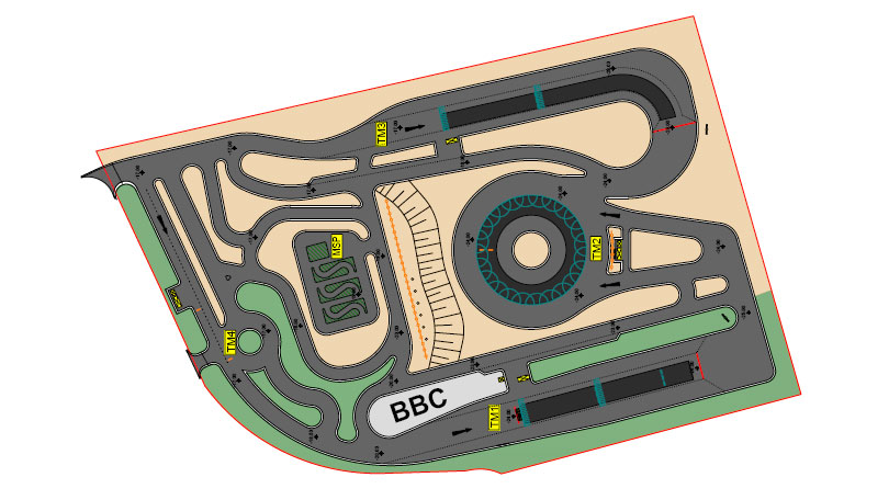 Track in Baku, Azerbaijan