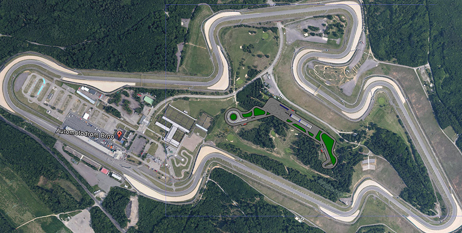 Track in Brno, Czech Republic