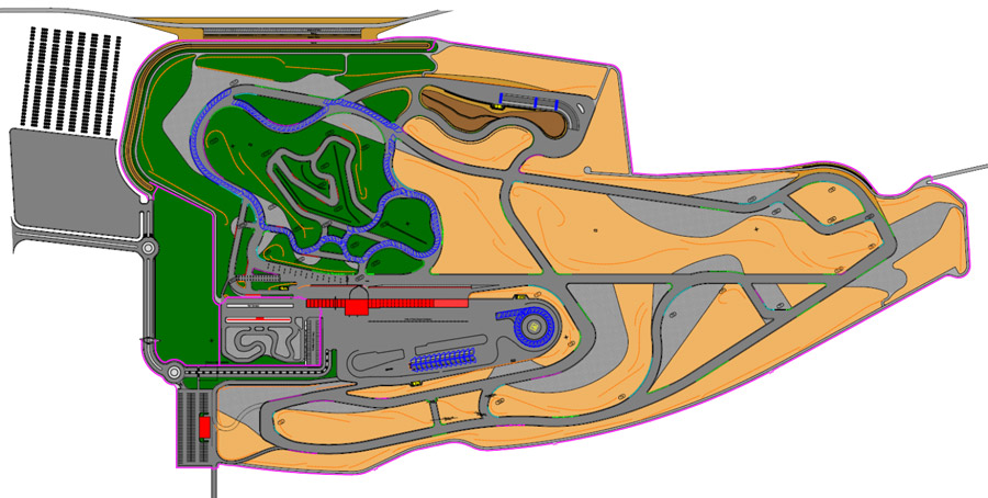Track in King Abdullah Economic City, Saudi Arabia