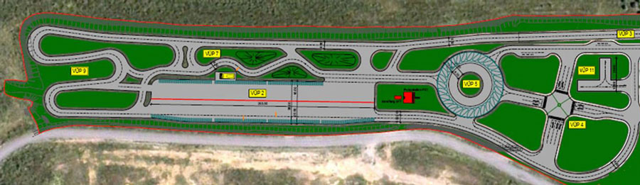 Track in Sanem, Luxembourg